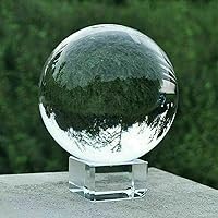 50mm-100mm Quarz Kristall Sphäre Ball Briefbeschwerer Glas Basteln Stein Figuren 