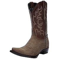 Dingo Boots Men's The Duke Western Boot, Brown, 10.5 X-Wide