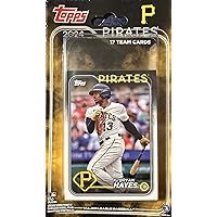 Pittsburgh Pirates 2024 Factory Sealed Limited Edition 17 Card Team Set Featuring 6 Rookie Cards with Ke'Bryan Hayes and Oneil Cruz Plus