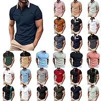 Polo Shirt for Men's Casual Short Sleeve Fashion Design Lapel Button Pocket Long Sleeve Golf Shirt Tops 2024