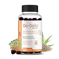 Go-Daily Advanced Colon Cleanse and Detox, Probiotic Gummies for Optimal Gut Health, Laxatives for Constipation and Bloating Relief, 60 Gummies - Wellnesspath Rx and Health Solutions