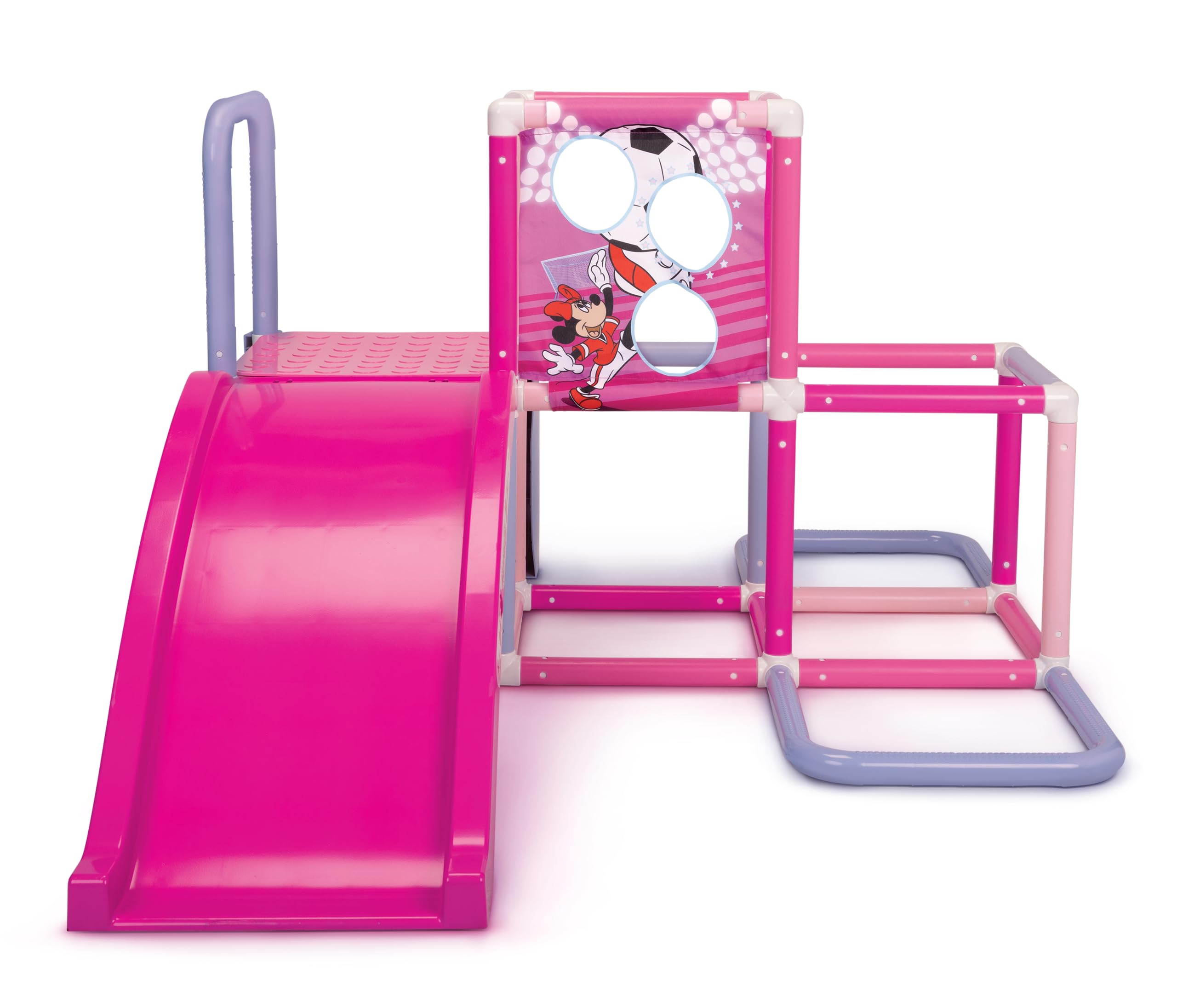 Minnie Jungle Gym play structure with Minnie bean bags