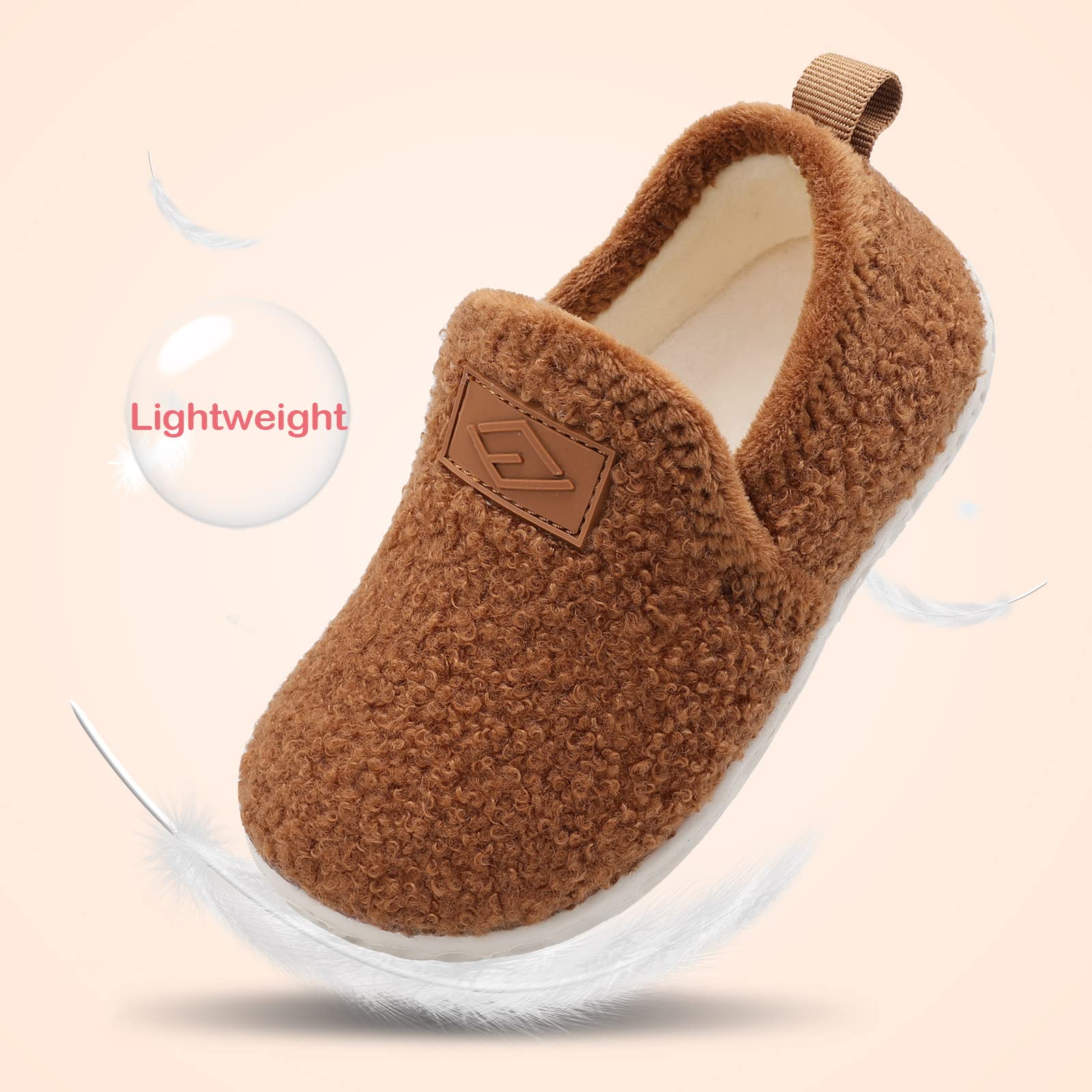 Lefflow Toddler Slippers Boys Girls House Shoes Water Swim Beach Shoes Lightweight Outdoor Walking Shoes