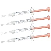 35% Gel Syringes Teeth Whitening - Refill Kit (2 Pack / 4 Syringes Total) Carbamide Peroxide. Made by Ultradent, in Melon Flavor. Tooth Whitening Refill Syringes 5404-1