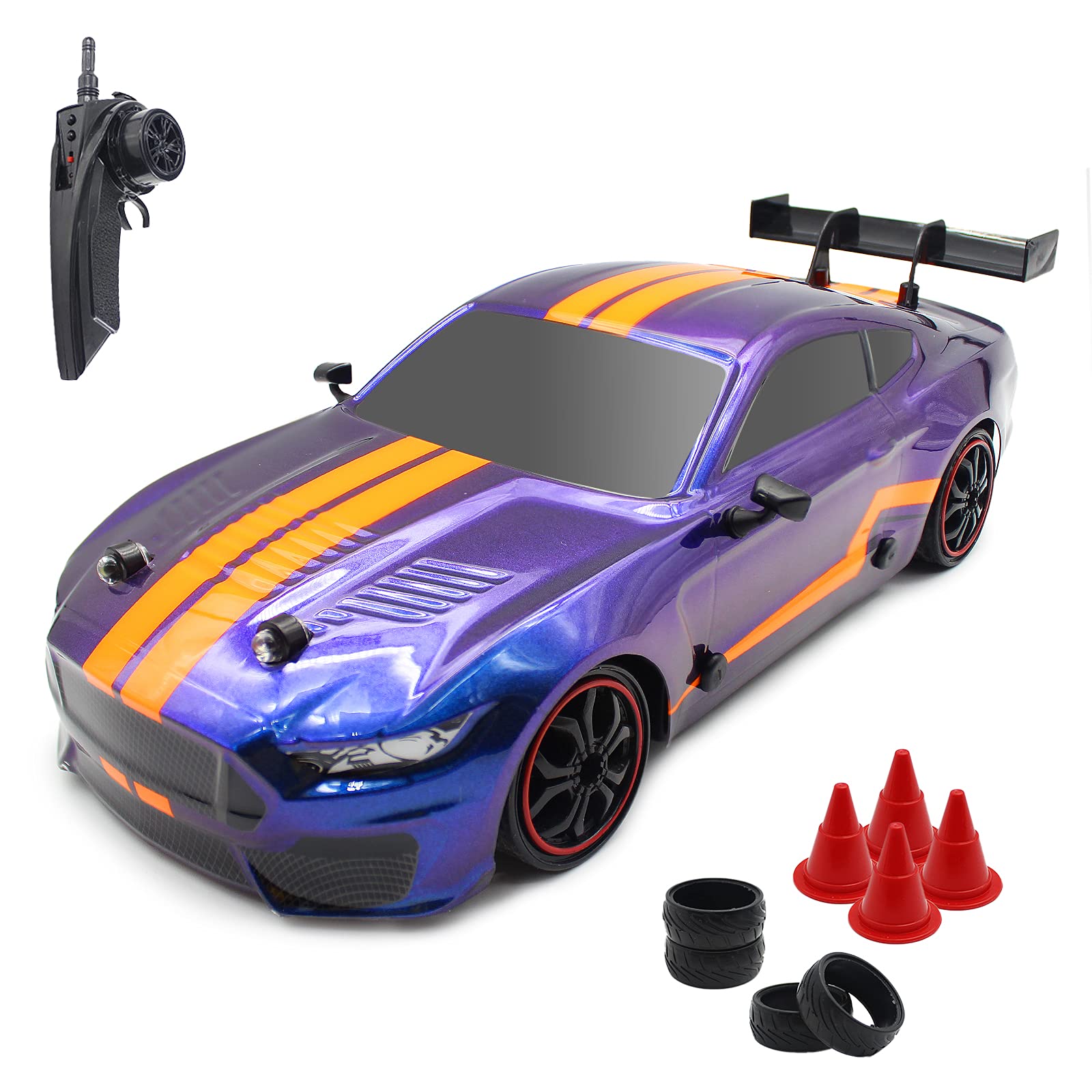 Mua Hitish RTR RC Drift Car, 1:14 Large Scale  Remote Control Super  Sport Racing Car, 4WD High Speed 35km/h Fast Hobby Toy Drifting Race Car  Vehicle for 8+ Kids Teens and