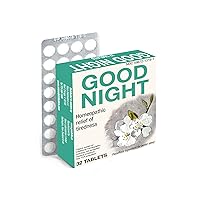 Good NITE -Plant Base Sleep Aid, Non-Habit-Forming Sleep Supplement, Stay Asleep Longer & Fall Asleep Faster, Supports Deep Sleep with Homeopathic Valerian Root 6ch, Non-GMO, Vegan.