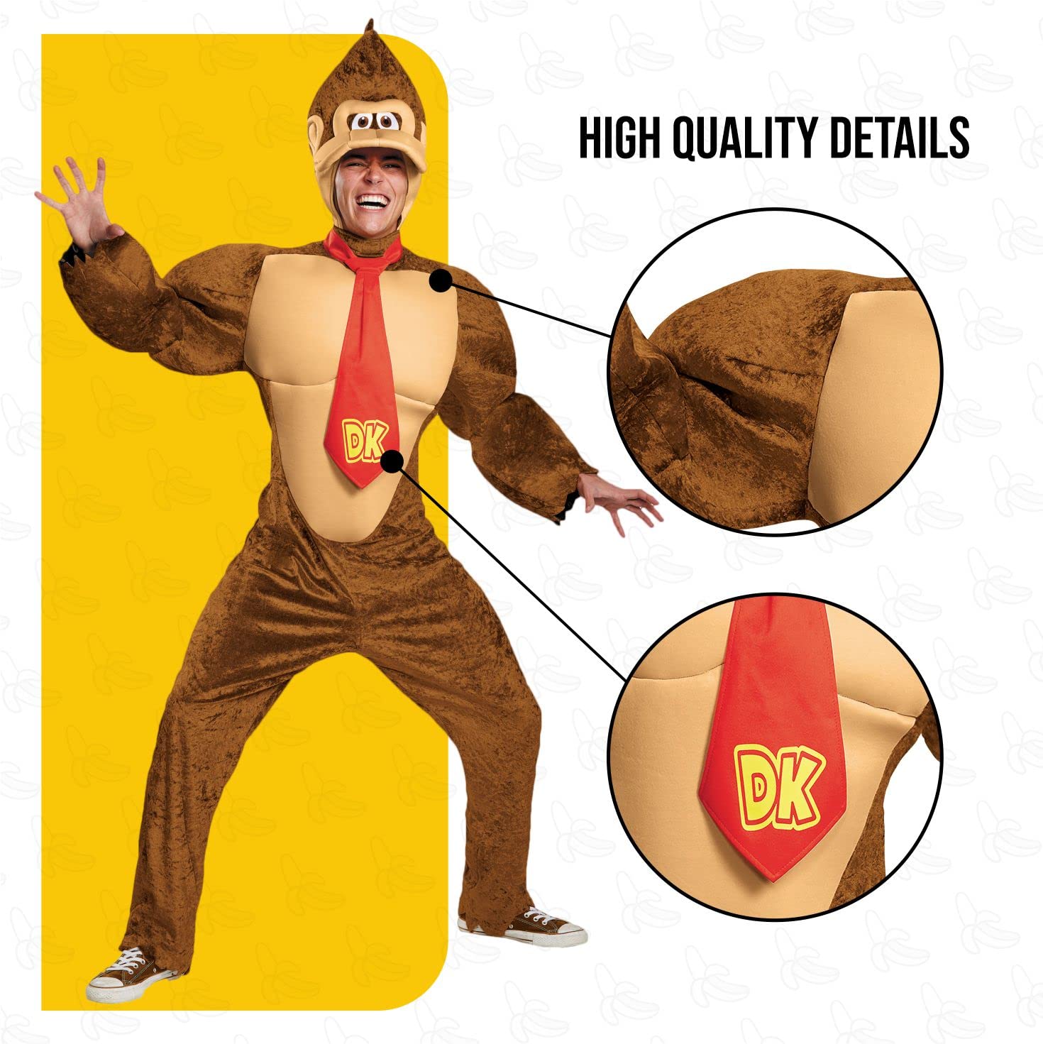 Plus Size Adult Deluxe Donkey Kong Costume