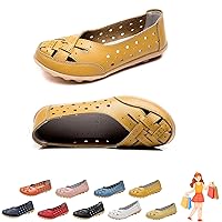 Orthopedic Loafers for Women, Casual Orthopedic Breathable Leather Loafers for Women, Fashion Flats Breathable Shoes