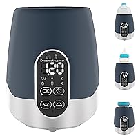 Duo Smart Bottle Warmer - 2-in-1 Car and Home, Fast, Programmable, and Portable for Breastmilk or Baby Formula (Multi-Purpose and Universal)
