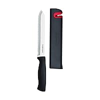 5253303 Edgekeeper Serrated Utility Knife, 5.5-inch, Black