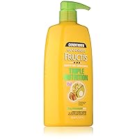 Fructis Triple Nutrition Nourishig Conditioner for Dry to Very Dry Hair, 33.8 Fl Oz, 1 Count (Packaging May Vary)