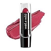 wet n wild Silk Finish Lipstick, Hydrating Rich Buildable Lip Color, Formulated with Vitamins A,E, & Macadamia for Ultimate Hydration, Cruelty-Free & Vegan - In The Near Fuchsia