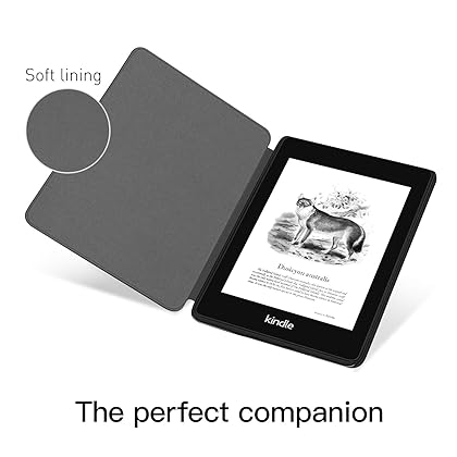 Ayotu Water-Safe Case for Kindle Paperwhite 2018 - Durable Smart Leather Cover with Auto Wake/Sleep, Only fits Amazon 6 inch Kindle Paperwhite (10th Generation-2018), K10 Blue