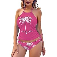 Cute Swimsuit Coverup Modlily Swimsuits for Women Tummy Coverage Tankini