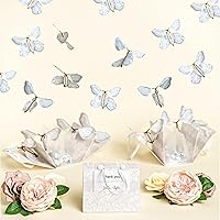 SendaCake 4-Pack Wedding Bachelorette Party Favors - White Flying Butterfly Surprise with Candy - Ideal for Birthdays, Holidays, and Special Occasions