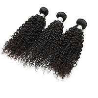 8A+ Grade Brazilian Virgin Hair Water Wave Human Hair Weave 3 Bundles 20 22 24 Inches Natural Black Color Pack of 3