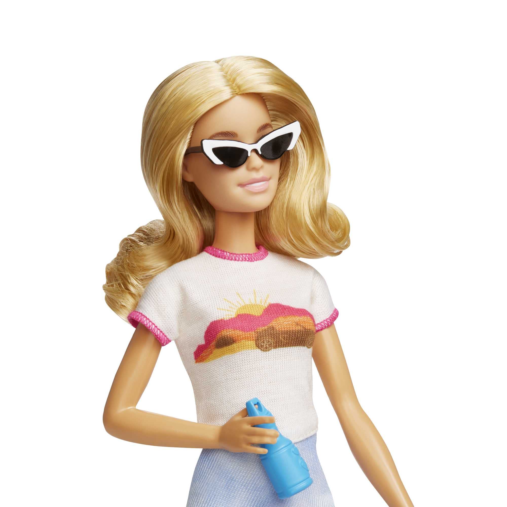 Barbie Doll & Accessories, Travel Set with Puppy and 10+ Pieces, Suitcase Opens & Closes, Malibu Doll with Blonde Hair