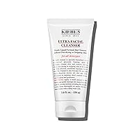 Kiehl's Ultra Facial Cleanser, Lightweight Foamy Facial Cleanser, Enriched Formula that Replenishes Skin Barrier, Gently Exfoliates and Moisturizes, Suitable for All Skin Types - 5 fl oz