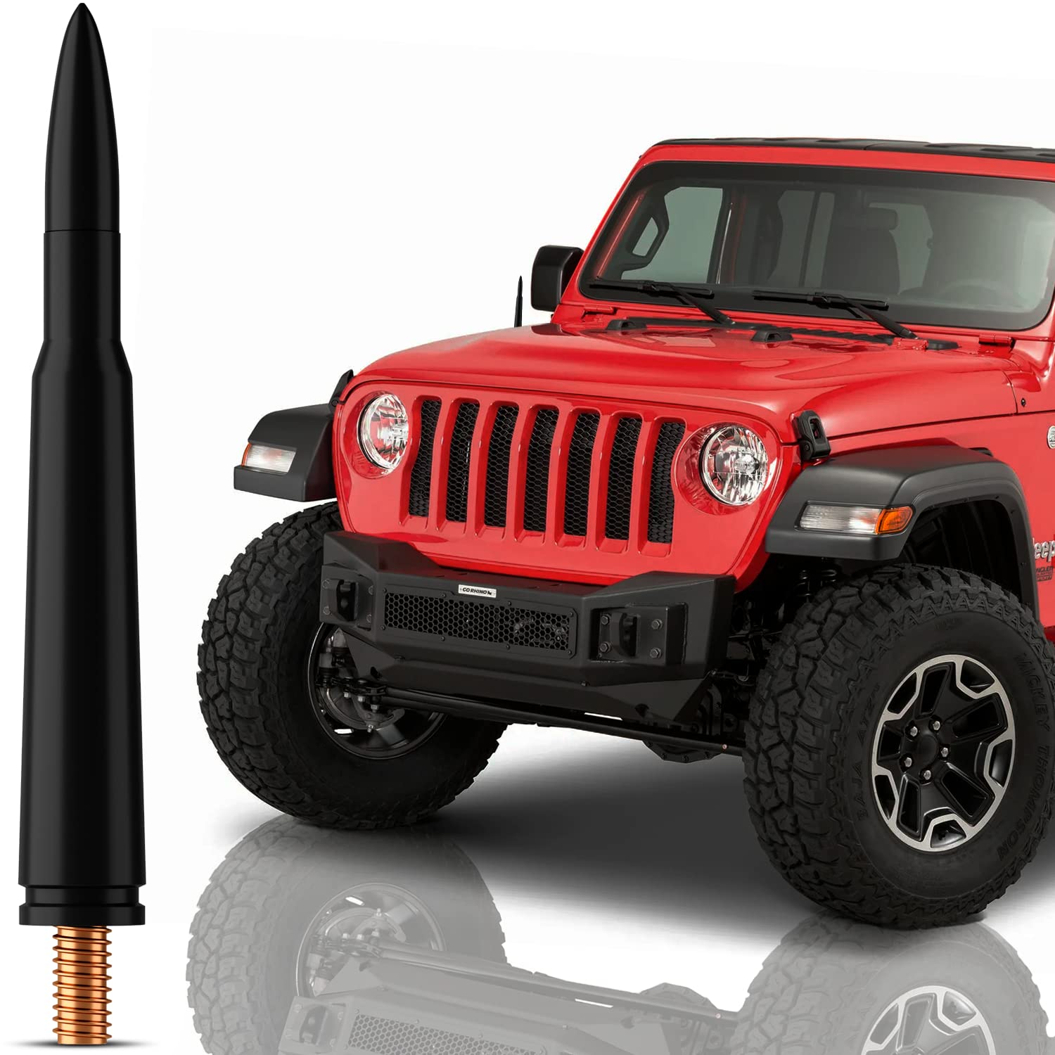 Mua Bullet Antenna Mast for Jeep Wrangler JK JL Gladiator 2007-2022 -  Highly Durable Premium Truck Antenna - Car Wash-Proof Radio Antenna for FM  AM - Best Jeep Wrangler Accessories for Men