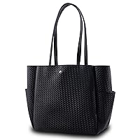 Vegan Leather Tote Bag for Women Large Travel Handbag Large Capacity Tote Bag Faux Leather Tote Bag Womens Tote Bag