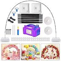 IDAODAN Balloon Arch Kit with Electric Balloon Pump, 110V 600W Balloon Inflator and Balloon Arch Stand for Party Decorations
