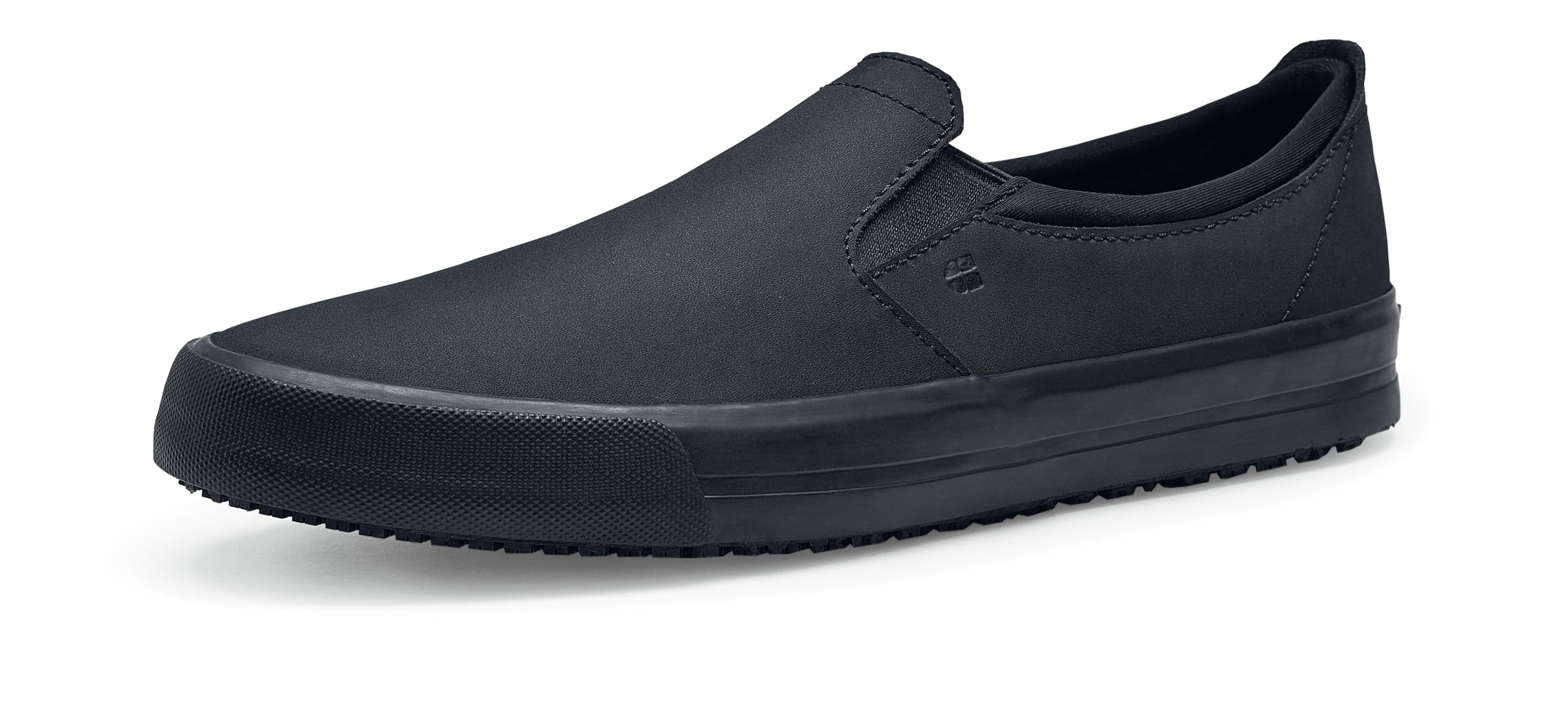 Shoes for Crews Ollie II, Men's, Women's, Unisex Slip Resistant Work Shoes, Water Resistant Slip-On Sneakers, Red or Black