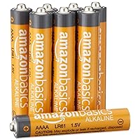 Amazon Basics (Pack of 8) AAAA Alkaline High-Performance Batteries, 1.5 Volt, 3-Year Shelf Life