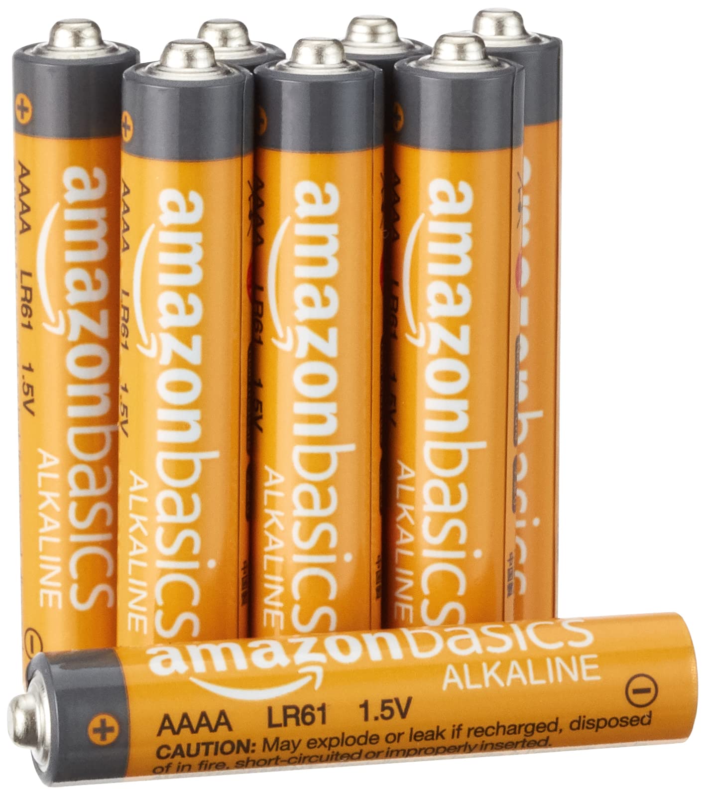 Amazon Basics 8-Pack AAAA Alkaline High-Performance Batteries, 1.5 Volt, 3-Year Shelf Life