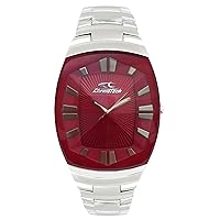 Womens Analogue Quartz Watch with Stainless Steel Strap CT7065L-27M, Red, 31mm, Strap