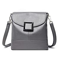 Women Soft Leather Purses and Handbags Solid Shoulder Crossbody Bags for Women Ladies Messenger Bag