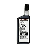 Koh-I-Noor Acetate Black Ink (3071F.BLA), 0.75 Ounce
