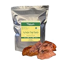 Pig Ears for Dogs, Extra Thick Natural Pig Ears, Slow Roasted Premium Dog Pig Ear Treats, Rawhide Alternative Pig Ear Chews for Dogs, Pigs Ears for Large Dogs and Small Dogs