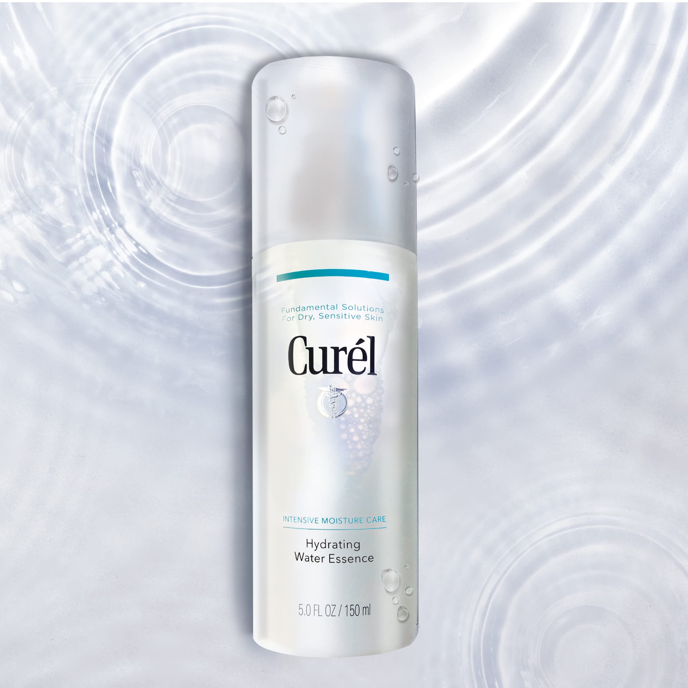 Curel Japan Skin Care Hydrating Water Essence Toner, Water Based Face Moisturizer for Dry Skin, Serum for Face, 5 oz