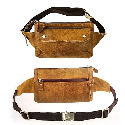 Petzilla Genuine Leather Waist Bag Fanny Pack