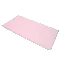 American Baby Company 100% Natural Cotton Percale Fitted Day Care Mat Sheet, Pink, 24 x 48 x 4, Soft Breathable, for Girls, 1 Count (Pack of 1)