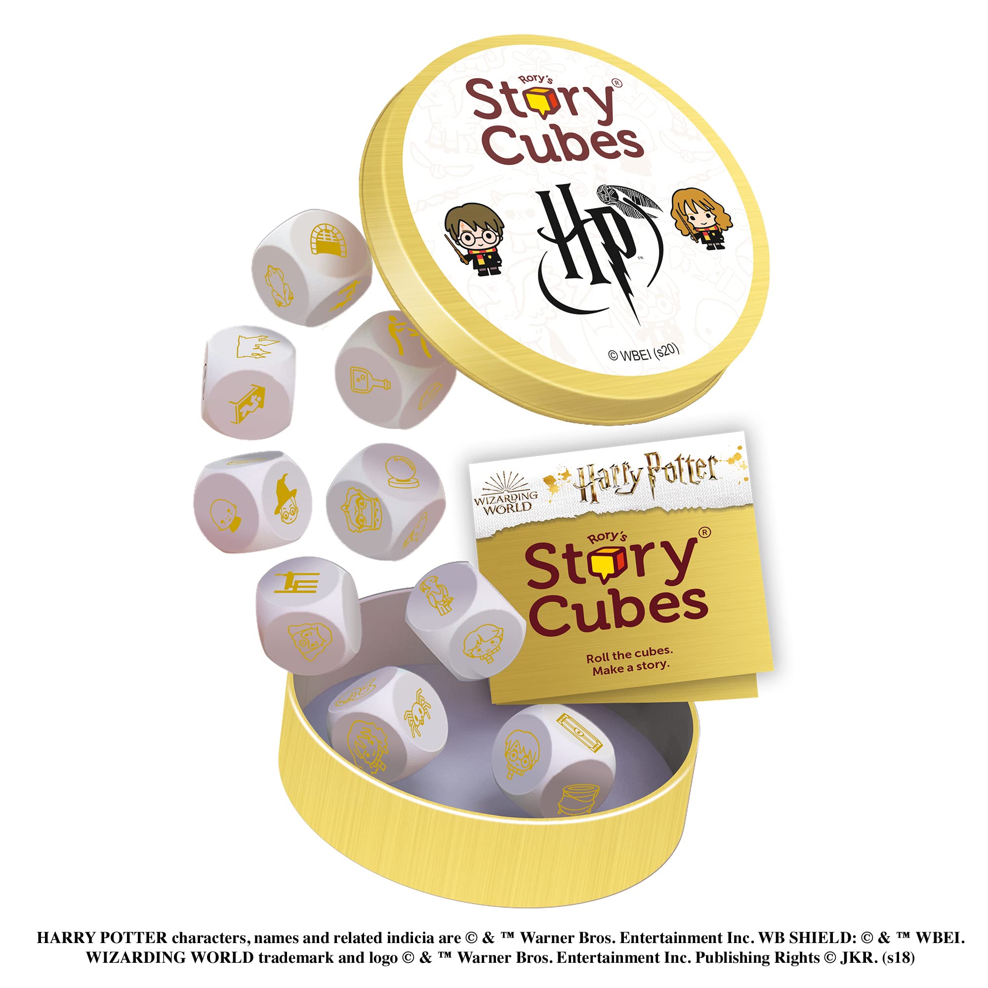 Zygomatic Rory's Story Cubes Harry Potter Edition | Storytelling Game for Kids and Adults | Fun Family Game | Creative Kids Game | Ages 6 and up | 1+ Players | Average Playtime 10 Minutes | Made