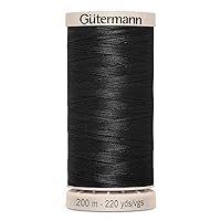 Gutermann Quilting Thread 220yd, Black