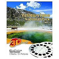 Yellowstone National Park, Pkt. 1 - ViewMaster 21 3D Images 3 Reel Set