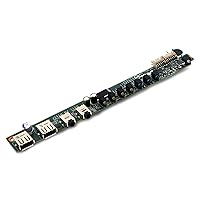 Dell OptiPlex 160 FX160 LED I/O Power Button Front Panel Board with USB and Audio H752F