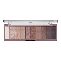Perfect 10 Eyeshadow Palette, Ten Ultra-pigmented Shimmer & Matte Shades, Vegan & Cruelty-free, Nude Rose Gold (Packaging May Vary)