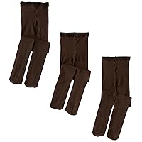 Jefferies Socks Girls' Smooth Tights (Pack of 3)
