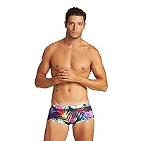 ARENA Men's Low Waist Short Swimsuit Athletic Training Swim Trunks Bathing Suit