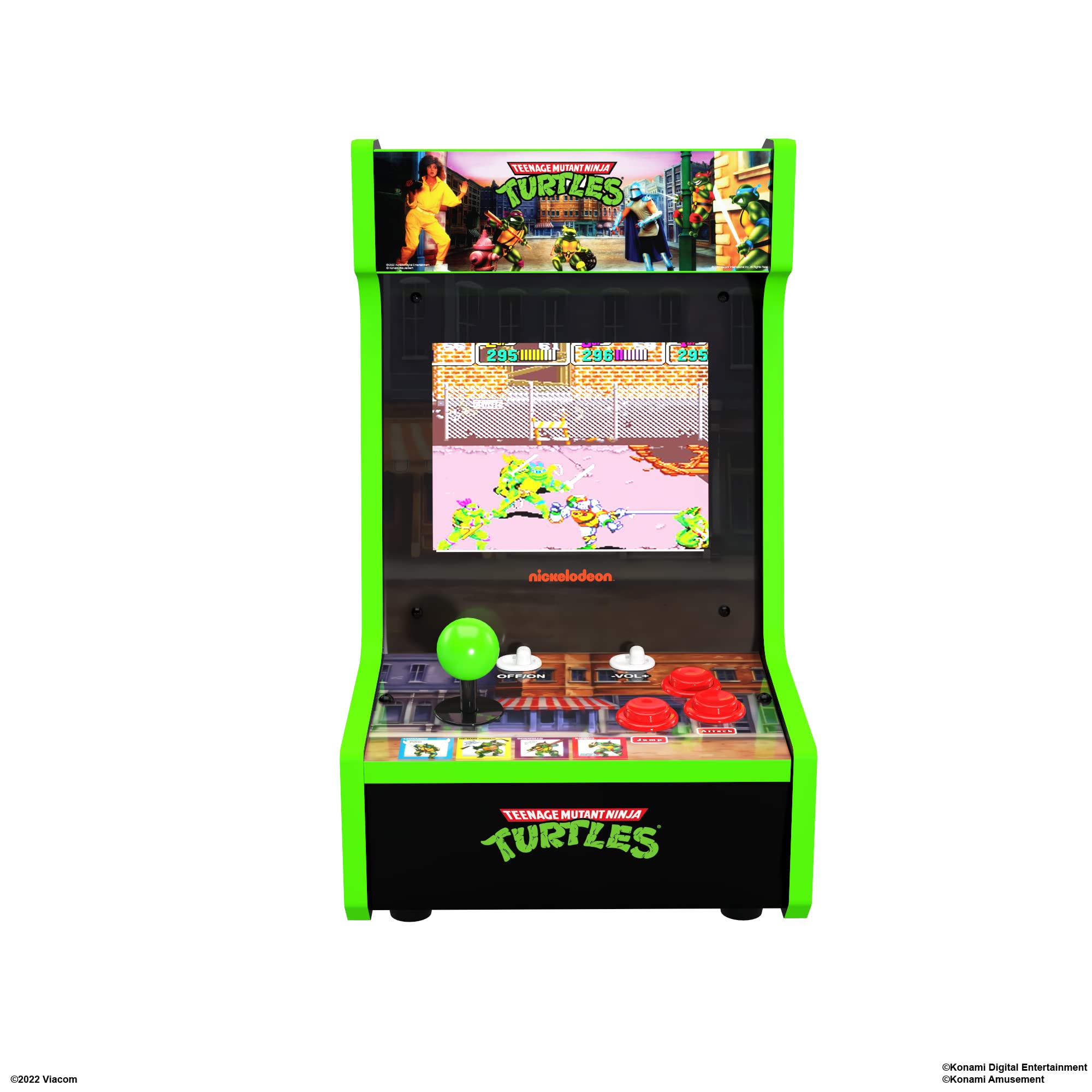 Arcade1UP Teenage Mutant Ninja Turtles Countercade 2 Games in 1