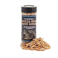 Freeze Dried Insects - 1oz - River Shrimp, Turtle Shrimp, Shrimp Turtle Food, Nutrient-Rich Shrimp for Turtles, Suitable for Reptiles, Birds, Tropical Fish, Hedgehogs, Sugar Gliders