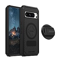 Rokform - Google Pixel 8 Pro Rugged Magnetic Case + Magnetic Wireless Charging Stand