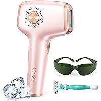 INNZA Laser Hair Removal with Ice Cooling Care Function for Women Permanent,999,999 Flashes Painless IPL Hair Remover, Hair Removal Device for Armpits Legs Arms Bikini Line