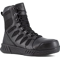 Work WGB3214 Floatride Energy Tactical, Men's, Black, 8 Side-Zip Style, Composite Toe, EH, Slip-Resistant Work Boot (9.5 W)