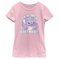 Fifth Sun Disney Lilo & Stitch Angel Birthday Girls Short Sleeve Tee Shirt