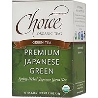 Choice Organic, Premium Japanese Green Tea, 16 ct