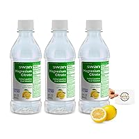 Swan Magnesium Citrate Saline Laxative - Lemon (3-Pack) with Randa's Recipes Card